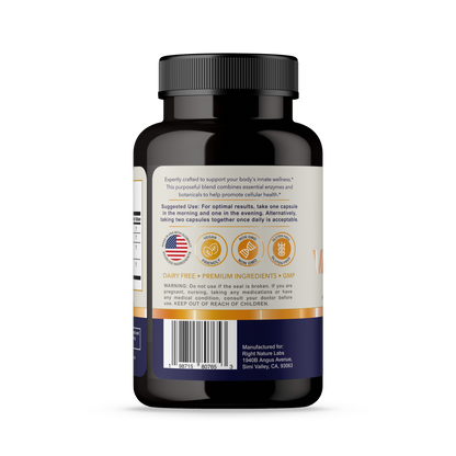 VaxxPax supplement suggested use label